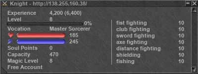Signature for player Knight
